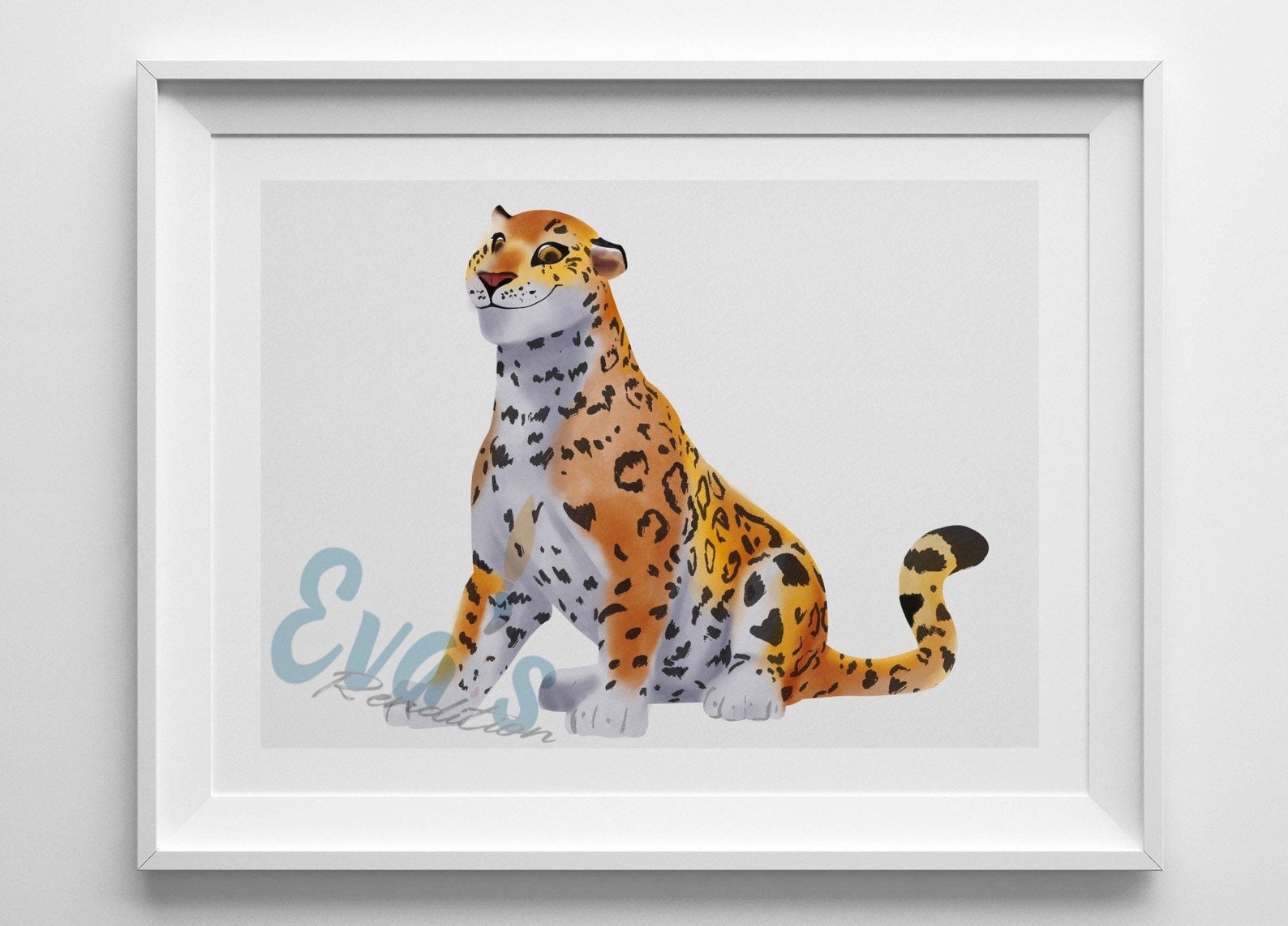 Encanto Jaguar Inspired Digital Wall Art Print for Kids Room Etsy