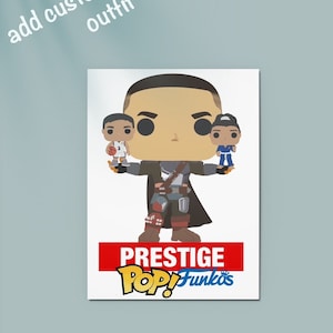 Custom personalized Pop Toy Minimalist Vector Digital Art Print For Gift or Room Decor.