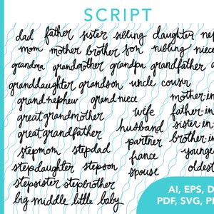 Pärchen in Süßer Schreibschrift DIGITAL DOWNLOAD (ai, eps, dxf, pdf, svg, png)