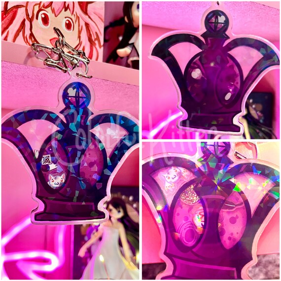 魔法少女まどかマギカ キャラクターソウルジェム アクリルキーホルダー 5個セット 魔法少女まどか☆マギカ ソウルジェム 3.5インチ (8.9 cm) アクリル