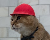 大きな赤い野球猫の帽子 - 野球帽 - 後ろ向きの帽子 - Etsy 日本
