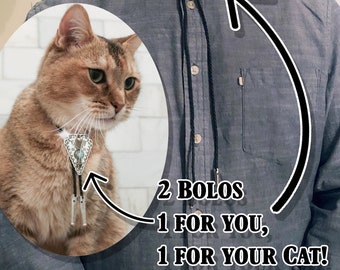 Human sized! Arrowhead Bolo Tie for Your Cat/Dog AND you w/ FREE SHIPPING 2 Bolos, one price!