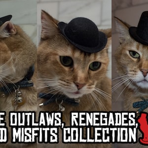 Coleção de bandidos ocidentais, renegados e desajustados de chapéus de gatos de gangues ocidentais com frete grátis