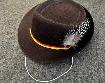 Chapeau De Costume Traditionnel En Feutre De Laine Fedora Allemand Oktoberfest Avec Plume Pour Adultes, Nouveauté, Robe Fantaisie, Chapeau Panama, Couvre-chef