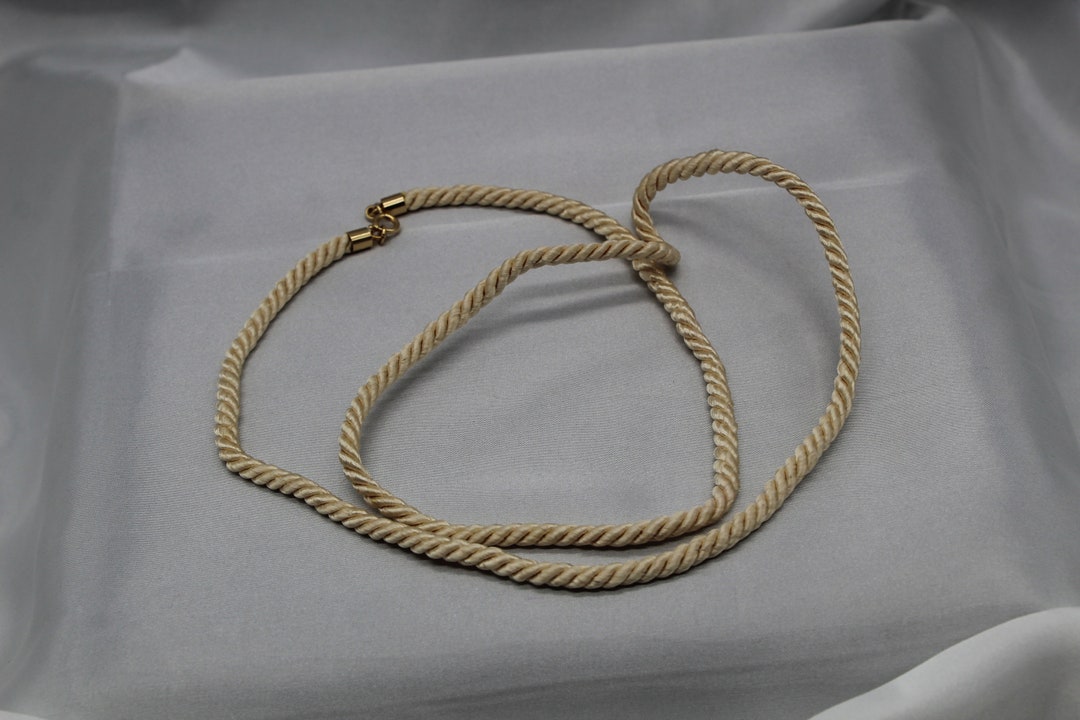 Sarah Coventry Cord Only Shellcor 1981 Cream Color Cord Etsy