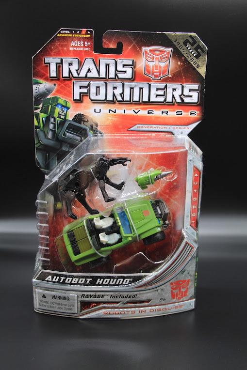 Vintage Transformer Autobot Hound With Ravage Autobot Deluxe