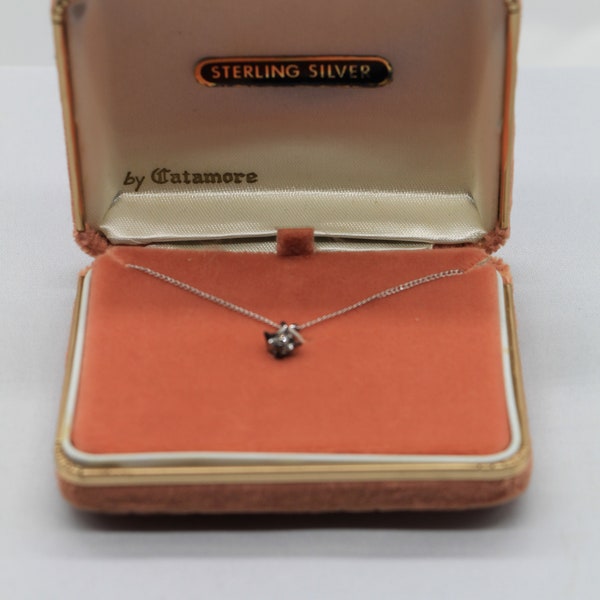 Vintage Necklace - Catamore Sterling Silver Necklace - Necklace In Box