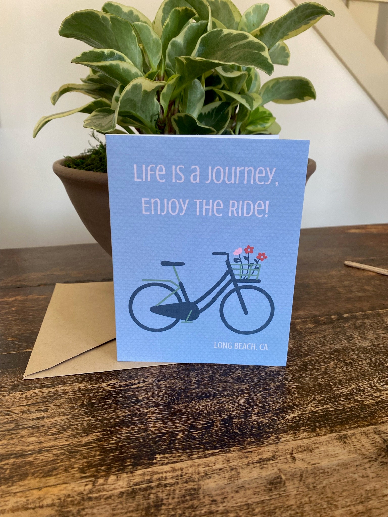 Life is a Journey Greeting Card Etsy