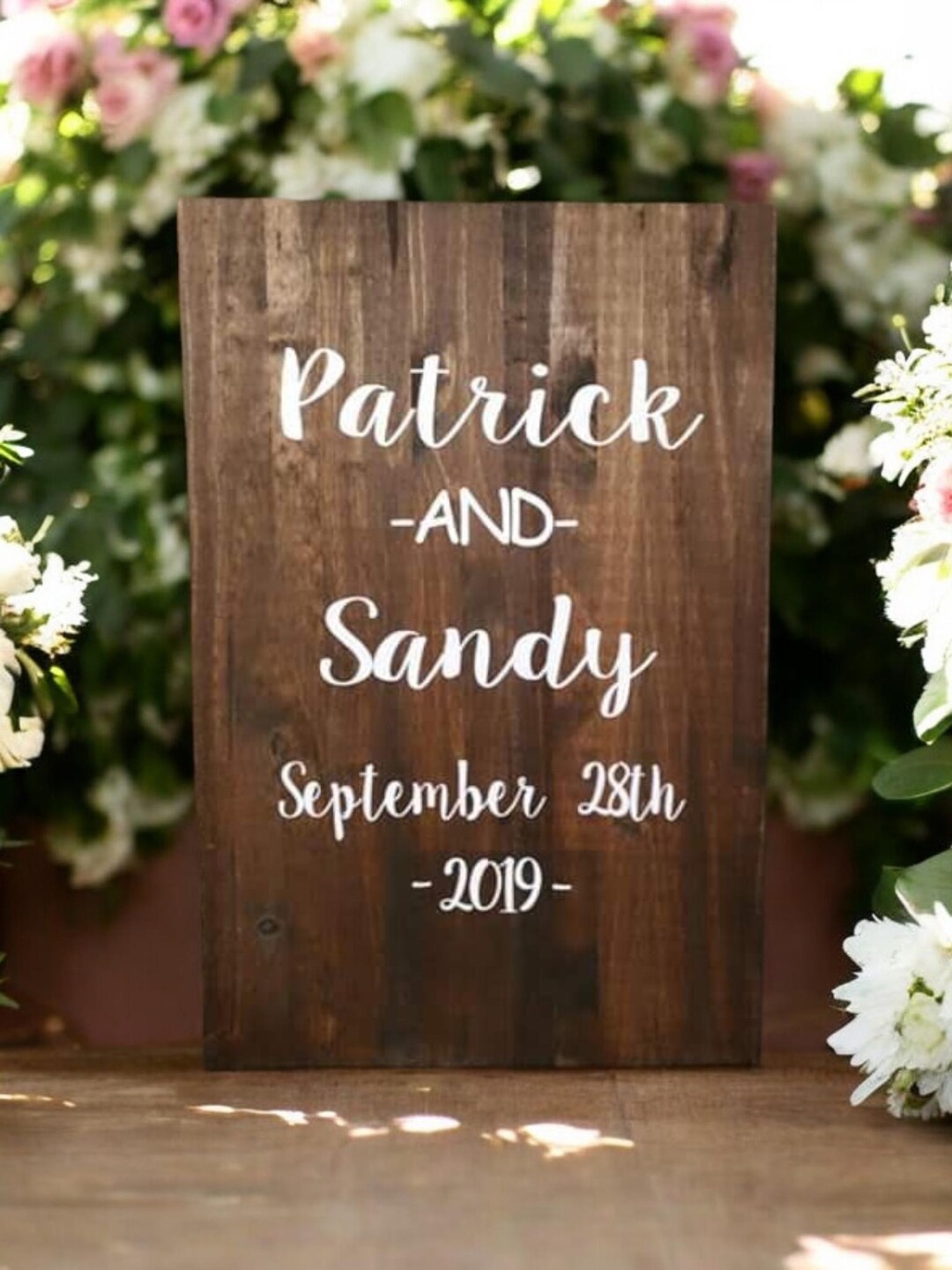 Welcome Wedding Sign, Sign Size 16x24, Customize With Names and Date - Etsy