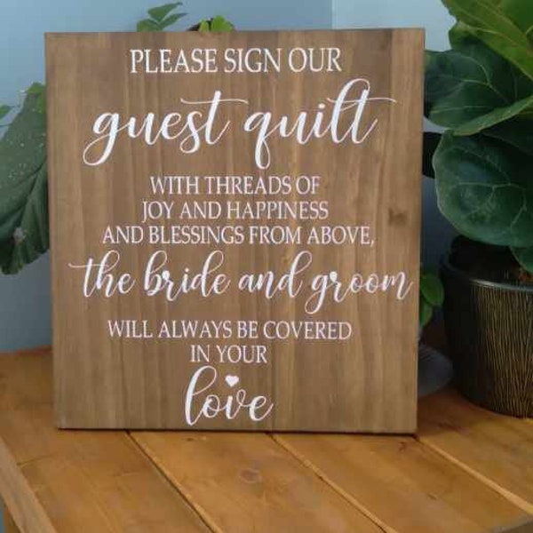 Wedding Guest Quilt Etsy