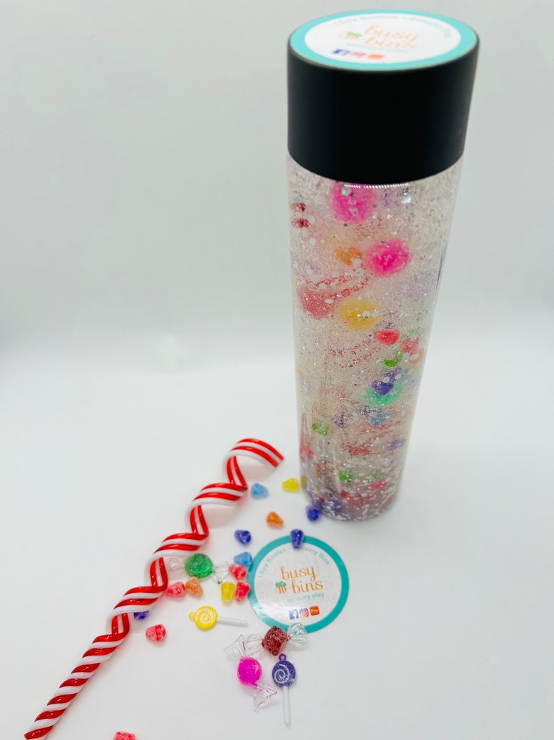 Nutcracker Calming Sensory Bottle Land of Sweets Candyland Calming