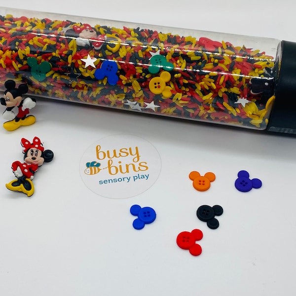 Mickey Mouse Sensory Bottle | Disney Sensory I Minnie Mouse Sensory Bottle | Mickey Sensory | 1st Birthday Gift for Baby | Disney Toy