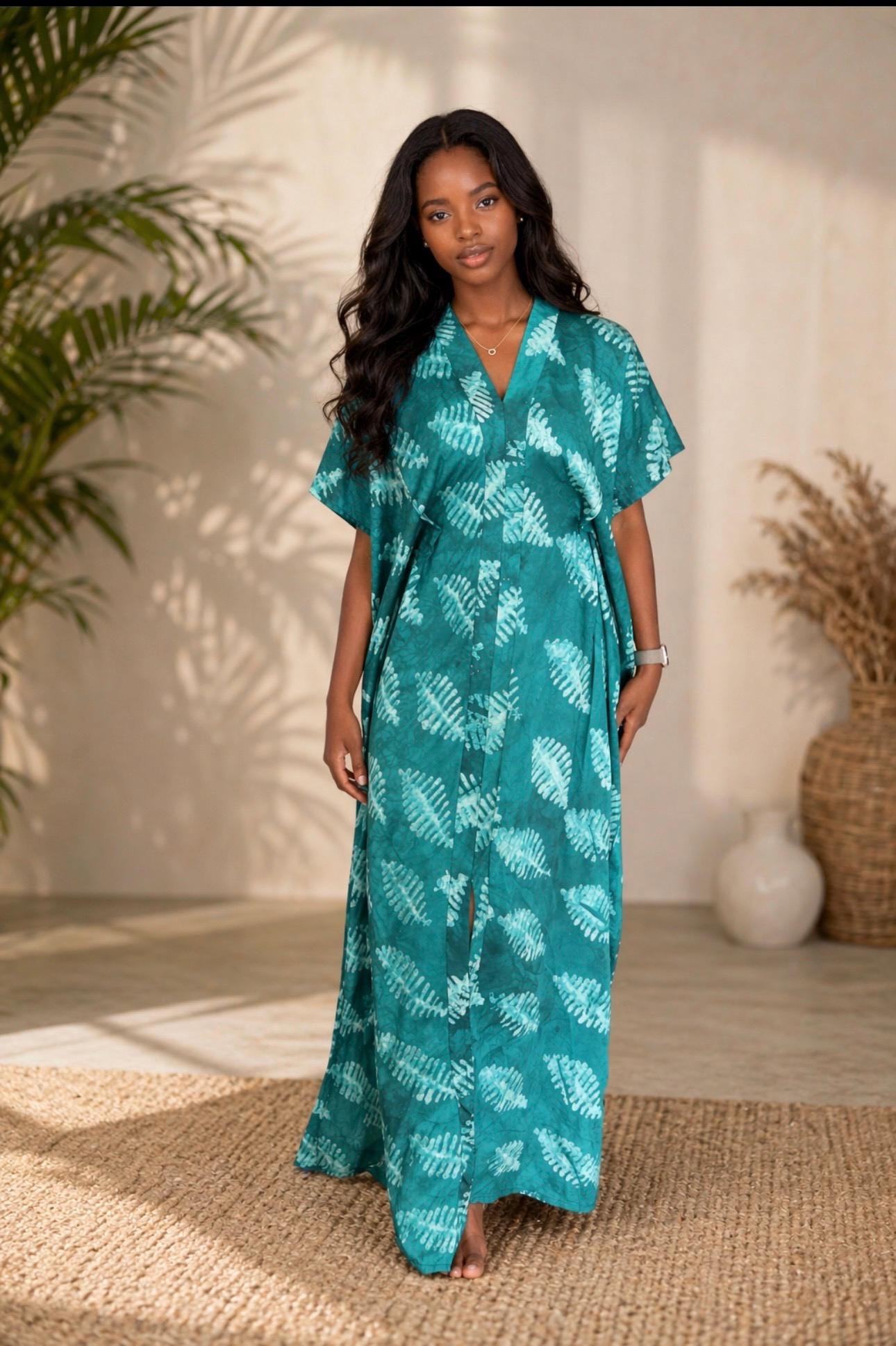 slim fit dress slacks Olive Green Hand Beaded Handspun Cotton Maxi Boho Dress 30
