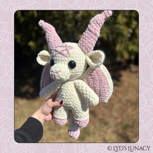 Baphomet Crochet Pattern: Occult Goat Amigurumi Plush (PDF) | By Lyd’s Lunacy image 3