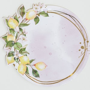 Lemon Capri Dinner Plates (8), she found her main squeeze lemon bridal shower, lemon bridal shower
