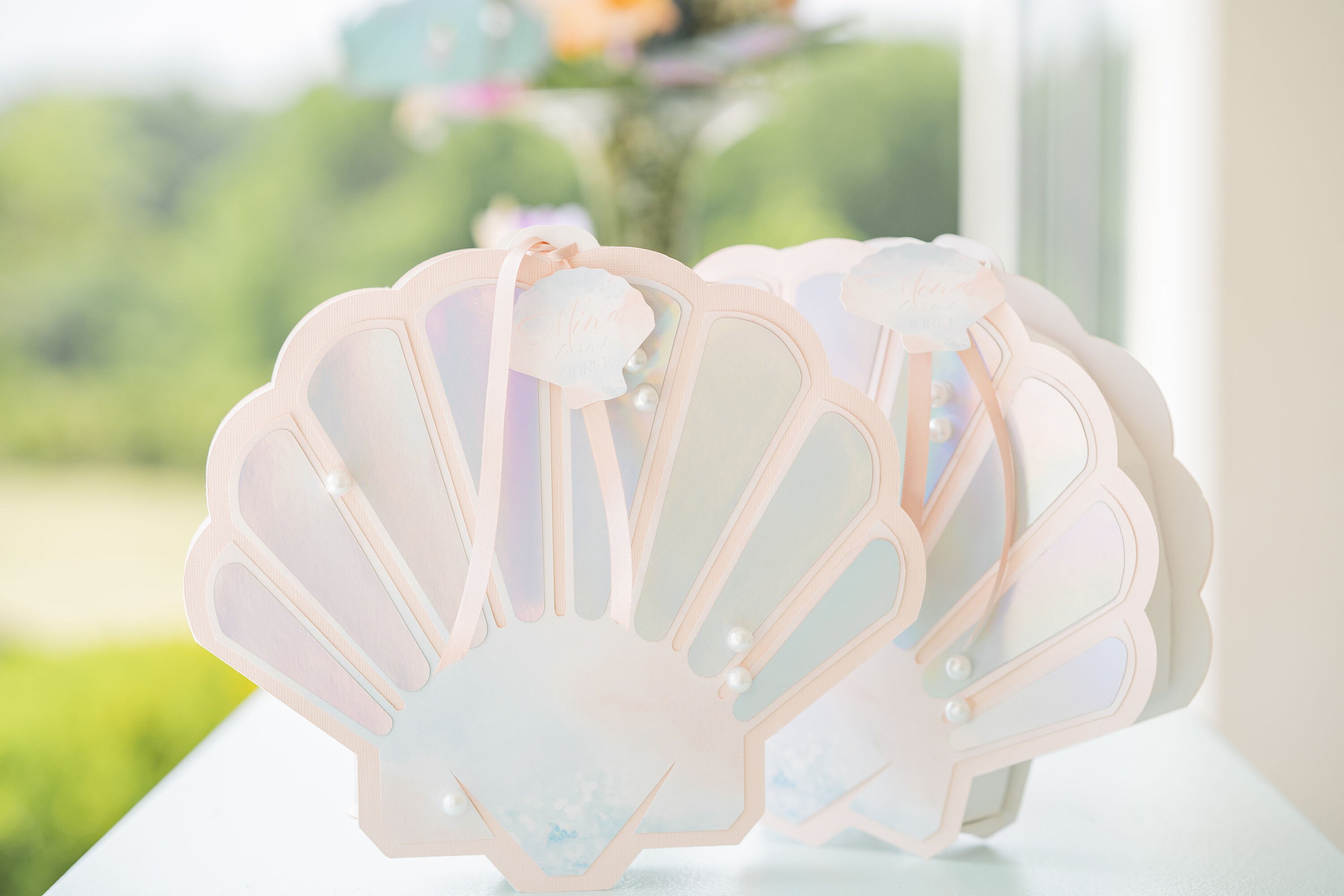 Mermaid Seashell Favor Box With Custom Tag, Mermaid Birthday, Mermaid Favors, Seashell Treat Box ...