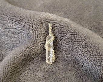 Quartz Wire Wrapped Pendant