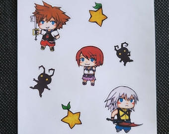 Kingdom Hearts Sticker Sheet