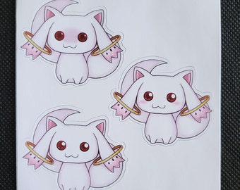 Puella Magi Madoka Magica Kyubey Sticker Sheet