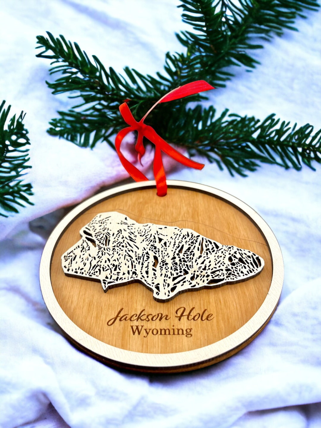 Jackson Hole Christmas Ornament 