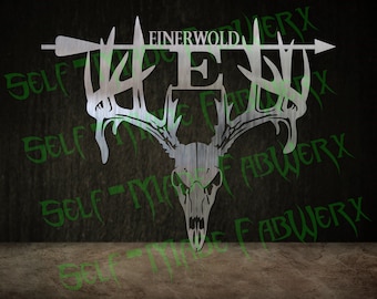 Deer Skull - DXF - SVG - Plasma