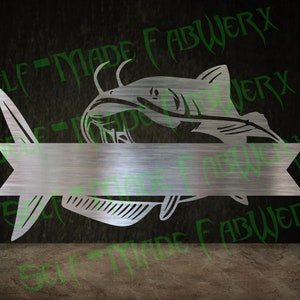 Catfish Design - SVG - DXF - PLASMA