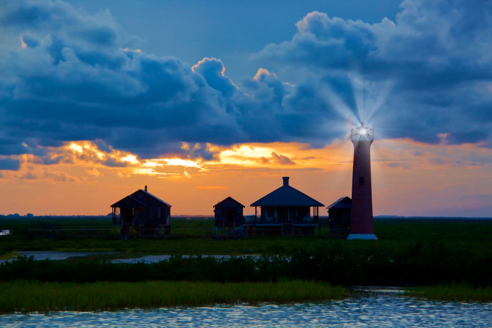 Lydia Ann Light, Aransas Pass Lighthouse, Texas Coastal Art, Coastal