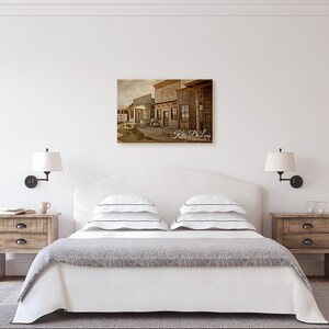 Ghost Town, Movie Set, Western Photographic Art; Print, Gallery Wrap or