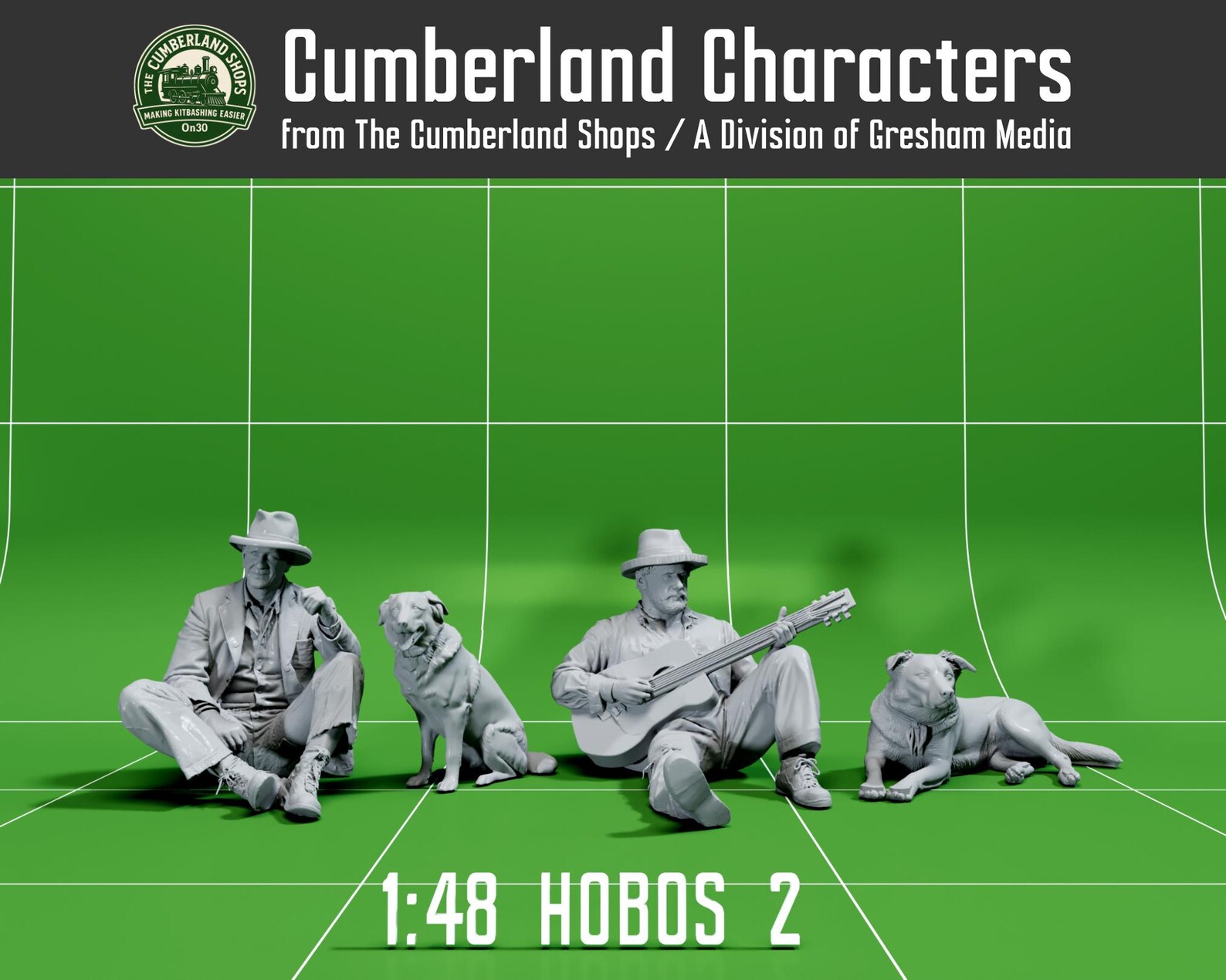 1:48 Hobos #2 and Dogs [on30, O Scale, Etc.] - Etsy
