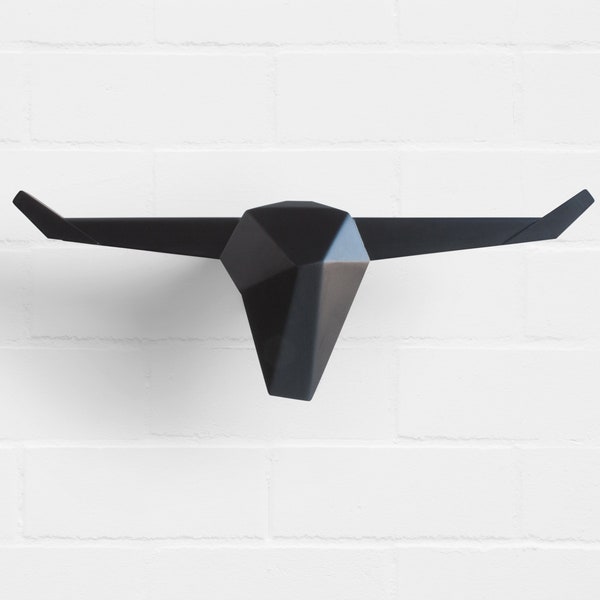 Bull wall hook sculpture | Wall decor | Toilet paper holder