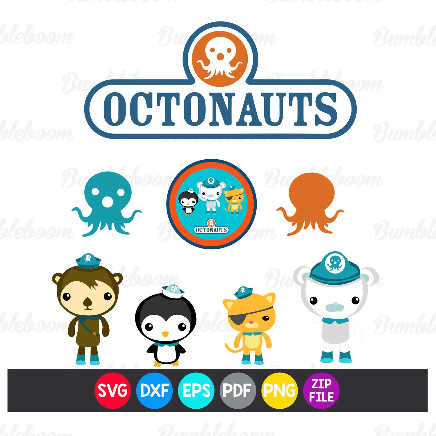 Download Octonauts SVG Octonauts Cut Files Octonauts Printable | Etsy