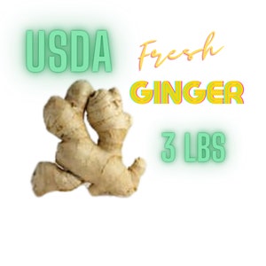 Fresh Ginger USDA from Real Rock Products