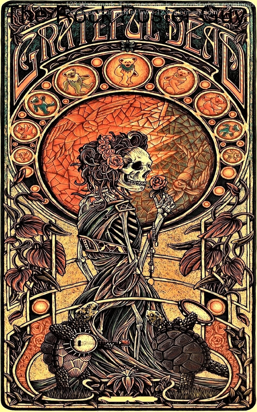 Discover Grateful Dead Poster Rock Band Poster