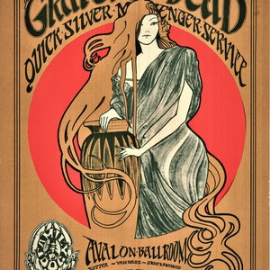 Grateful Dead Poster FREE SHIPPING 12