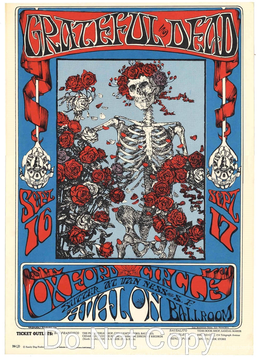 Discover Grateful Dead Rock Band Poster