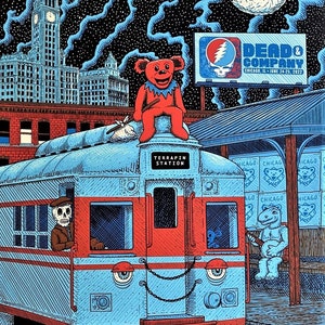 Grateful Dead Poster FREE SHIPPING 12&quot;x 18&quot;