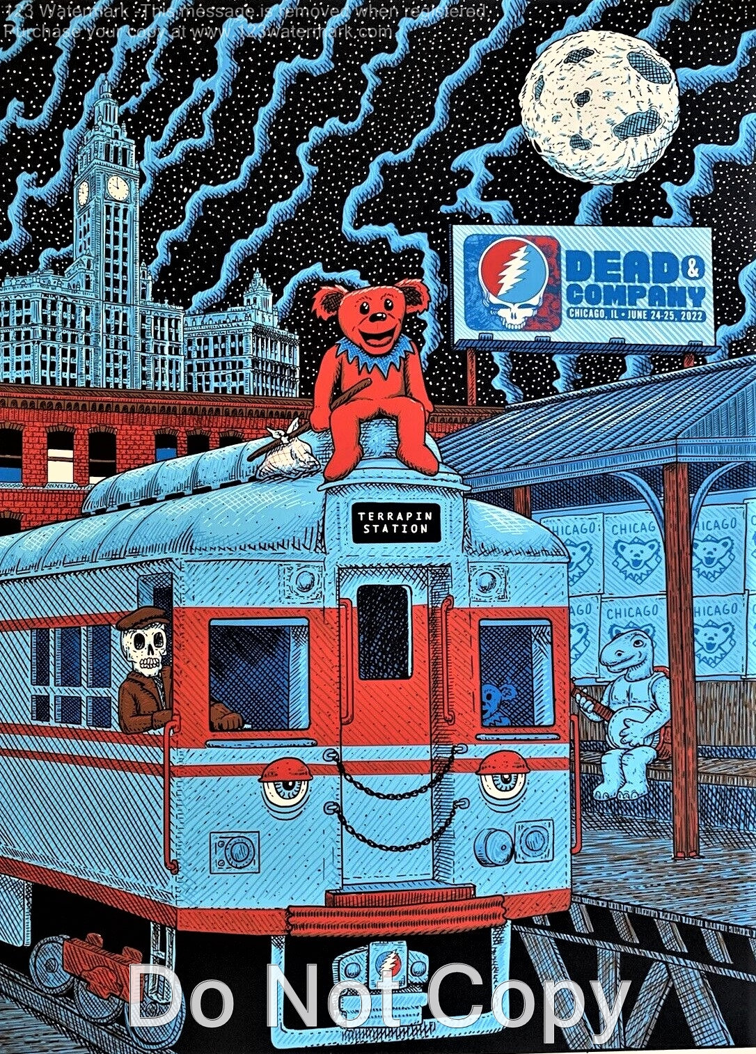 Discover Grateful Dead Poster Rock Band Poster