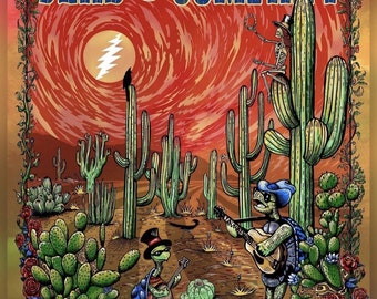 Grateful Dead 1974 Concert Poster: A Day on the Green, Randy Tuten