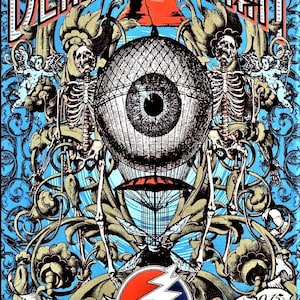 Grateful Dead Poster FREE SHIPPING 12&quot;x 18&quot;