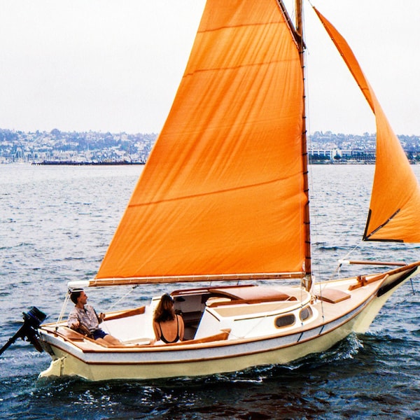 Urlauber DIGITAL Segelboot Pläne Stevenson Projekte, DIY, Holzboot, Bauen Sie Ihr eigenes Segelboot!