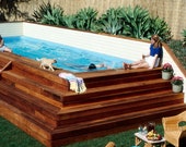 Above Ground Lap Pool DIY Build Your Own Swimming Pool DIGITAL  plans download