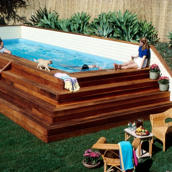 Above Ground Lap Pool DIY Build Your Own Swimming Pool DIGITAL Plans