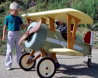 pedal airplane toy