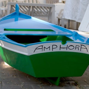 Stevenson Projects Amphora Rowboat Plywood rowboat DIGITAL download DIY boat, children's boat project, kid's DIY project