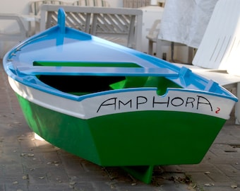 Stevenson Projects Amphora Rowboat Plywood rowboat DIGITAL download DIY boat, children's boat project, kid's DIY project