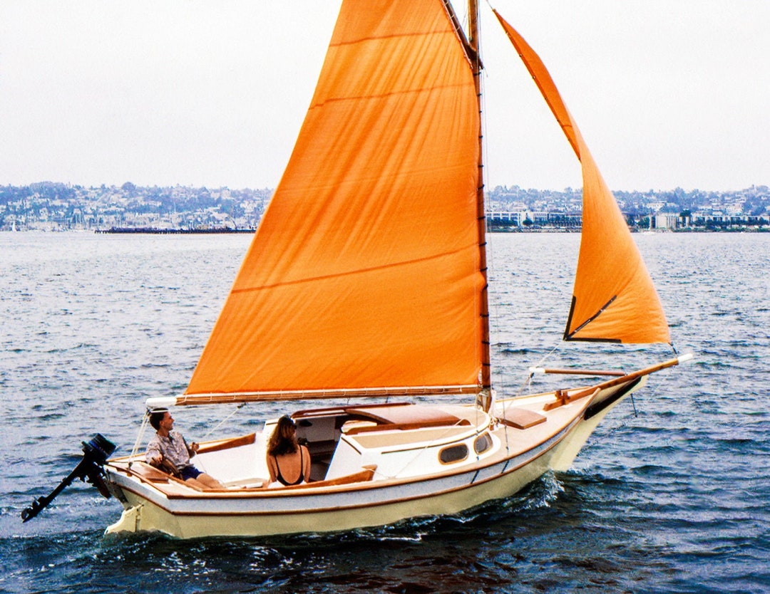 Vacationer DIGITAL Sailboat Plans Stevenson Projects, DIY, Wood Boat