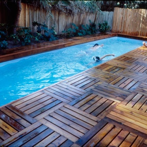 Plans de piscine pour s'aligner et de terrasse pour faire soi-même sa piscine creusée