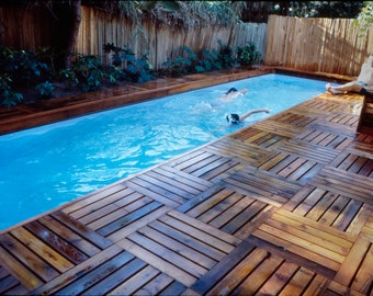 Lap Pool and Deck Plans DIY In ground Pool Build Your Own Lap Swimming Pool and Deck DIGITAL plans