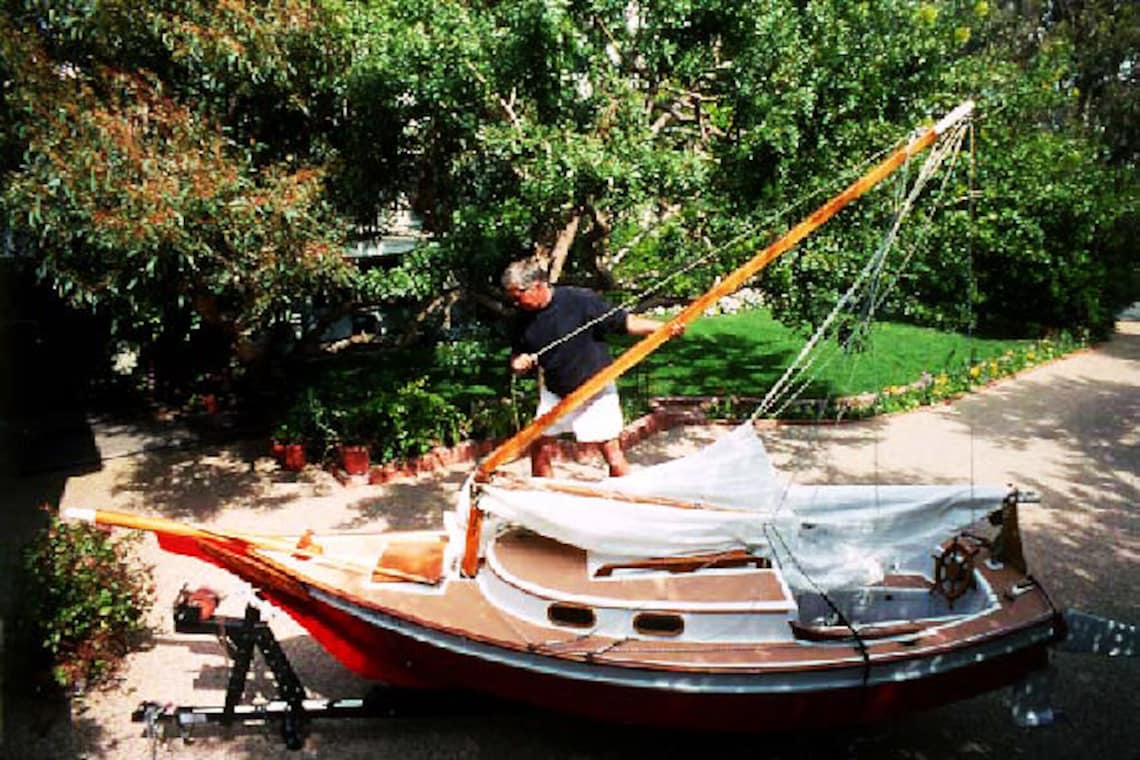 Weekender Sailboat Stevenson Projects, DIY, Boat Plans, DIGITAL Boat