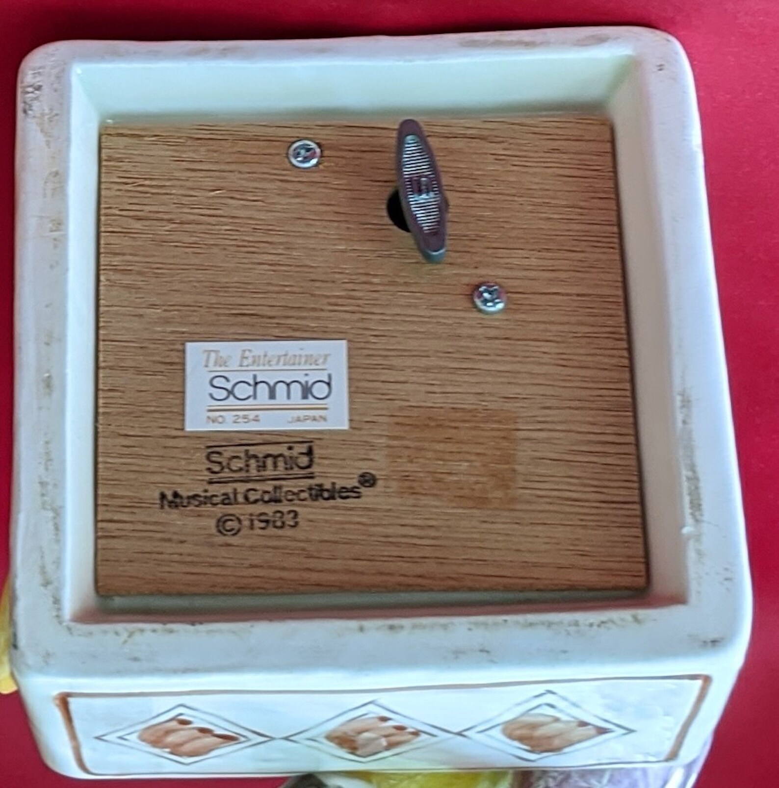 Vintage Ceramic Schmid Musical Collectibles Sanyo Music Box Etsy